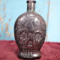 Lot 154 - Vintage Fantasy Faux-Poison Skull Glass Bottle, Purple Color, By Wheaton, New Jersey