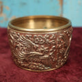 Lot 104 - Antique Cast Metal Threaded Collar With Phoenix Motif, Fragment Of Some Larger Item Or Object, Ornament