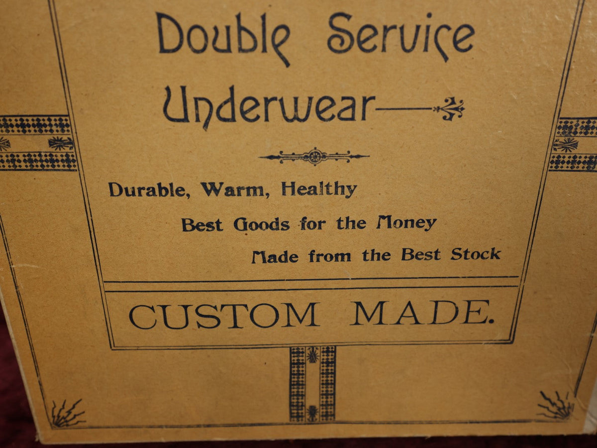 Lot 131 - Mt. Anthony Mills Double Service Custom Made Underwear Antiq ...