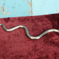 Lot 031 - Vintage Folk Art Metal Craft Slithering Cobra Snake Figure, Forged Steel