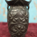 Lot 033 - Diminutive Art Nouveau Pewter Vase With Distinct Hallmark Of A Lizard Surrounded By Rectangular Chain Link Border