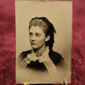 Lot 122 - Single Tintype Photo, Sophisticated Looking Women Wearing Spectacles