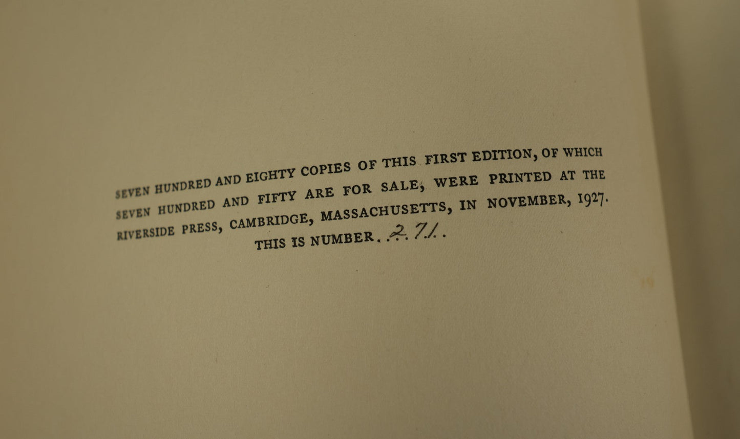Lot 002 - Gravestones Of Early New England And The Men Who Made Them, 1653-1800, By Harriette Merrifield Forbes, 1927 First Edition, Numbered 271 Of 780, With Many Photographs