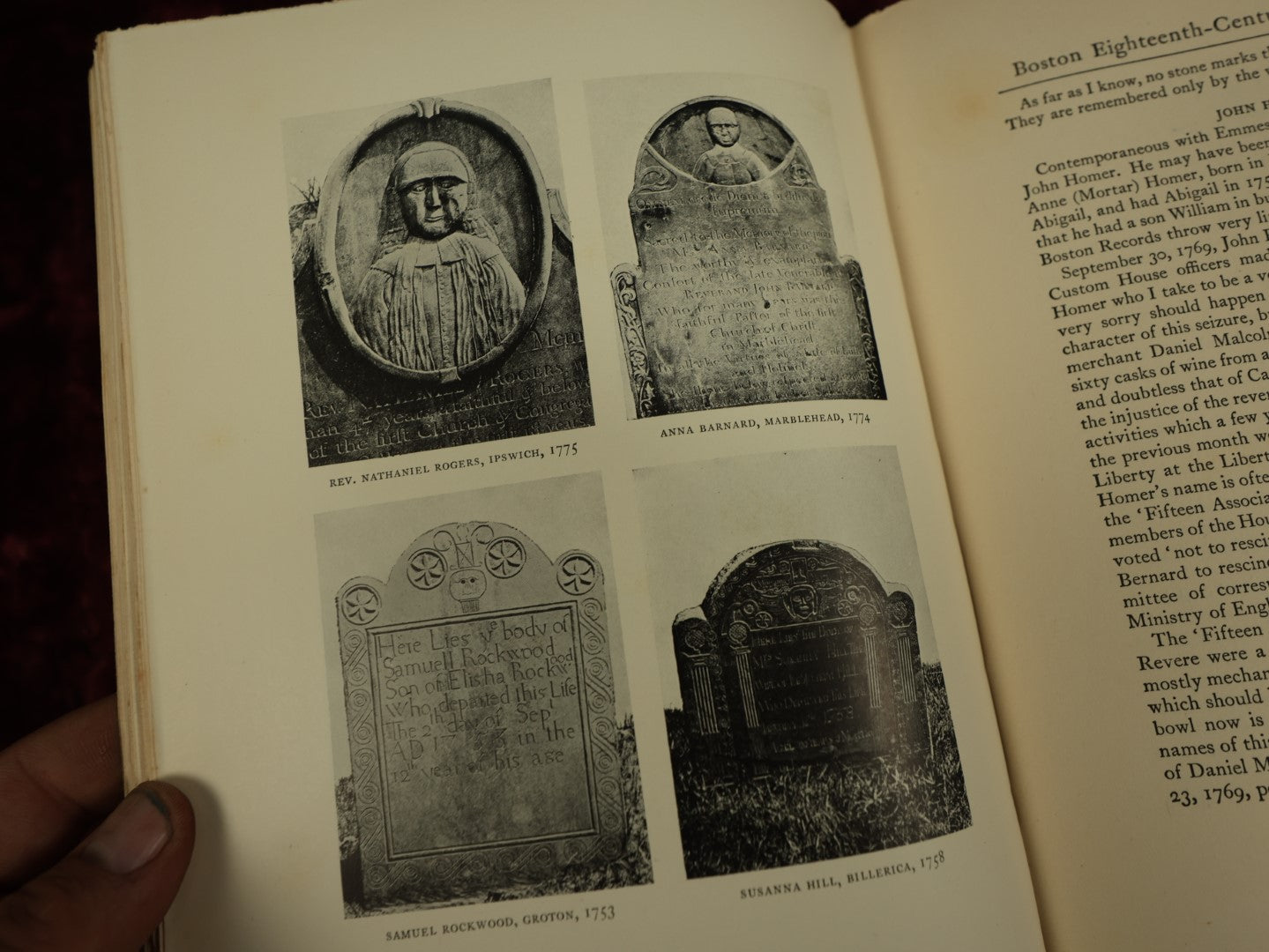 Lot 002 - Gravestones Of Early New England And The Men Who Made Them, 1653-1800, By Harriette Merrifield Forbes, 1927 First Edition, Numbered 271 Of 780, With Many Photographs