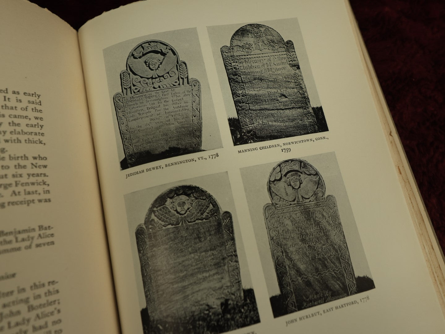 Lot 002 - Gravestones Of Early New England And The Men Who Made Them, 1653-1800, By Harriette Merrifield Forbes, 1927 First Edition, Numbered 271 Of 780, With Many Photographs
