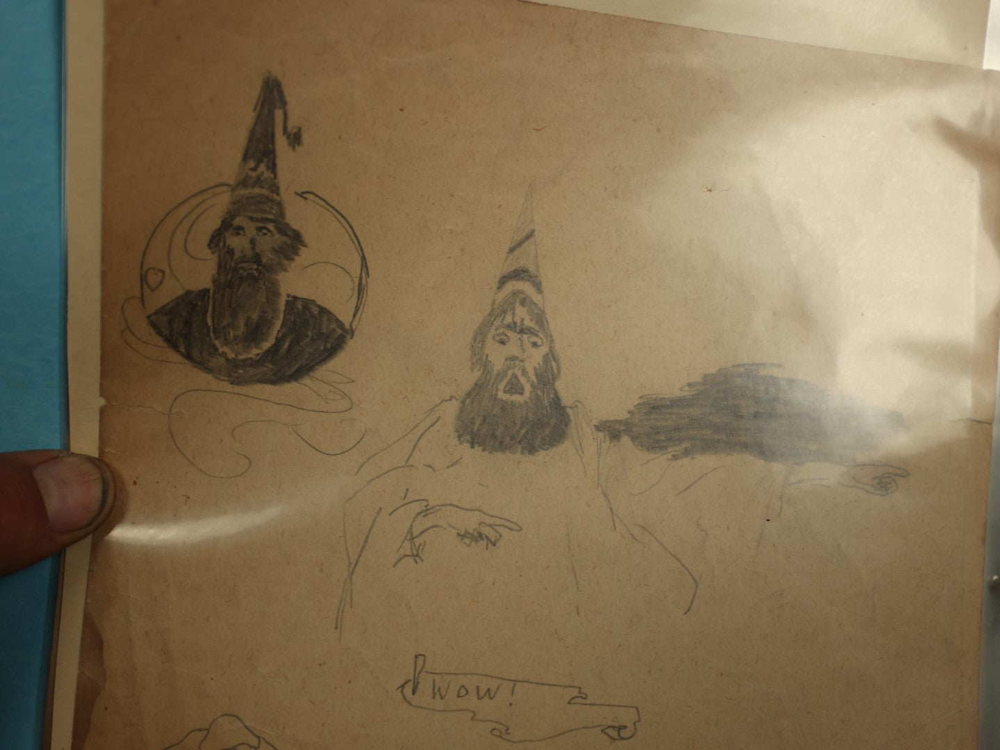 Lot 003 - Incredible Archive Collection Of The Dark And Esoteric Sketches And Drawings Of Robert M. Lead, Woburn, Massachusetts, Circa 1920s, Including 30+ Original Drawings Of Interesting Subjects: War, Burlesque, Ships, Travel And More