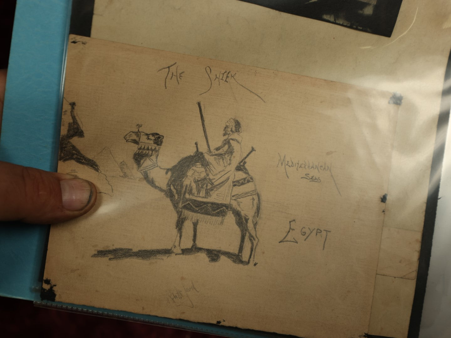Lot 003 - Incredible Archive Collection Of The Dark And Esoteric Sketches And Drawings Of Robert M. Lead, Woburn, Massachusetts, Circa 1920s, Including 30+ Original Drawings Of Interesting Subjects: War, Burlesque, Ships, Travel And More