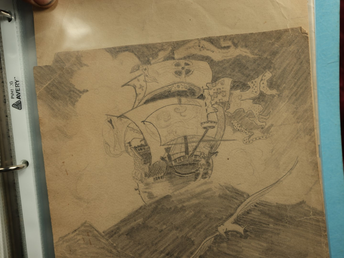 Lot 003 - Incredible Archive Collection Of The Dark And Esoteric Sketches And Drawings Of Robert M. Lead, Woburn, Massachusetts, Circa 1920s, Including 30+ Original Drawings Of Interesting Subjects: War, Burlesque, Ships, Travel And More