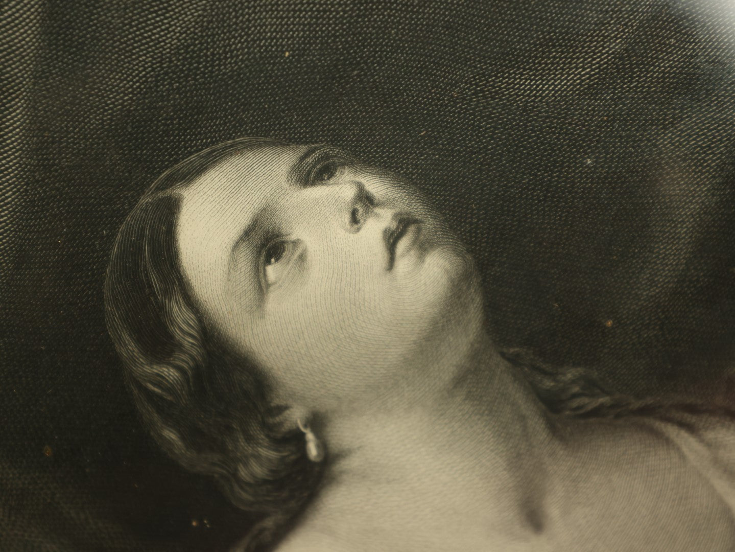 Lot 012 - Antique Engraving, Cleopatra With The Asp, The Suicide And Death Of Cleopatra Holding A Snake To Her Breast, After Guido Reni (Italian, 1575-1642), Framed, Engraved By H.C. Shenton, Finished By H. Bourne, Published In London By James S. Virtue