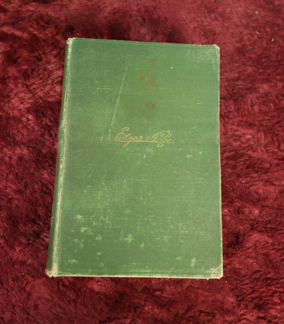Lot 022 - The Complete Poetical Works Of Edgar Allan Poe, Thomas Y. Crowell Company Publishers, Copyright 1922 Printing (Green Book)