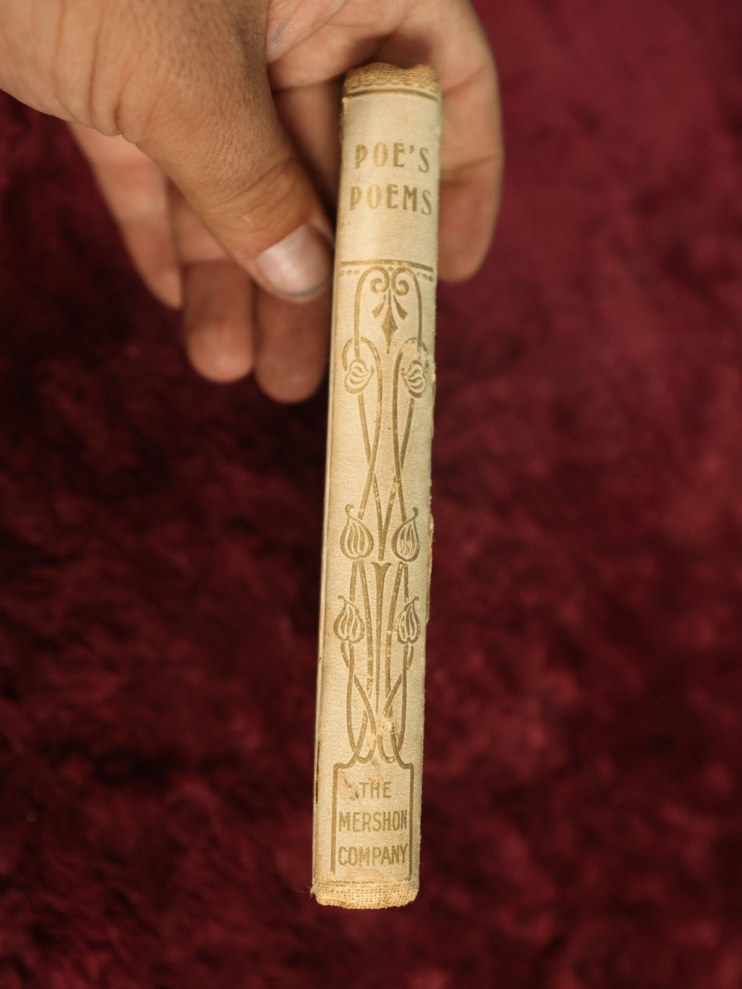 Lot 023 - The Complete Poetical Works Of Edgar Allan Poe, With Memoir By J.H. Ingram, The Mershon Company, New York And New Jersey, With Decorative Cover And Spine 