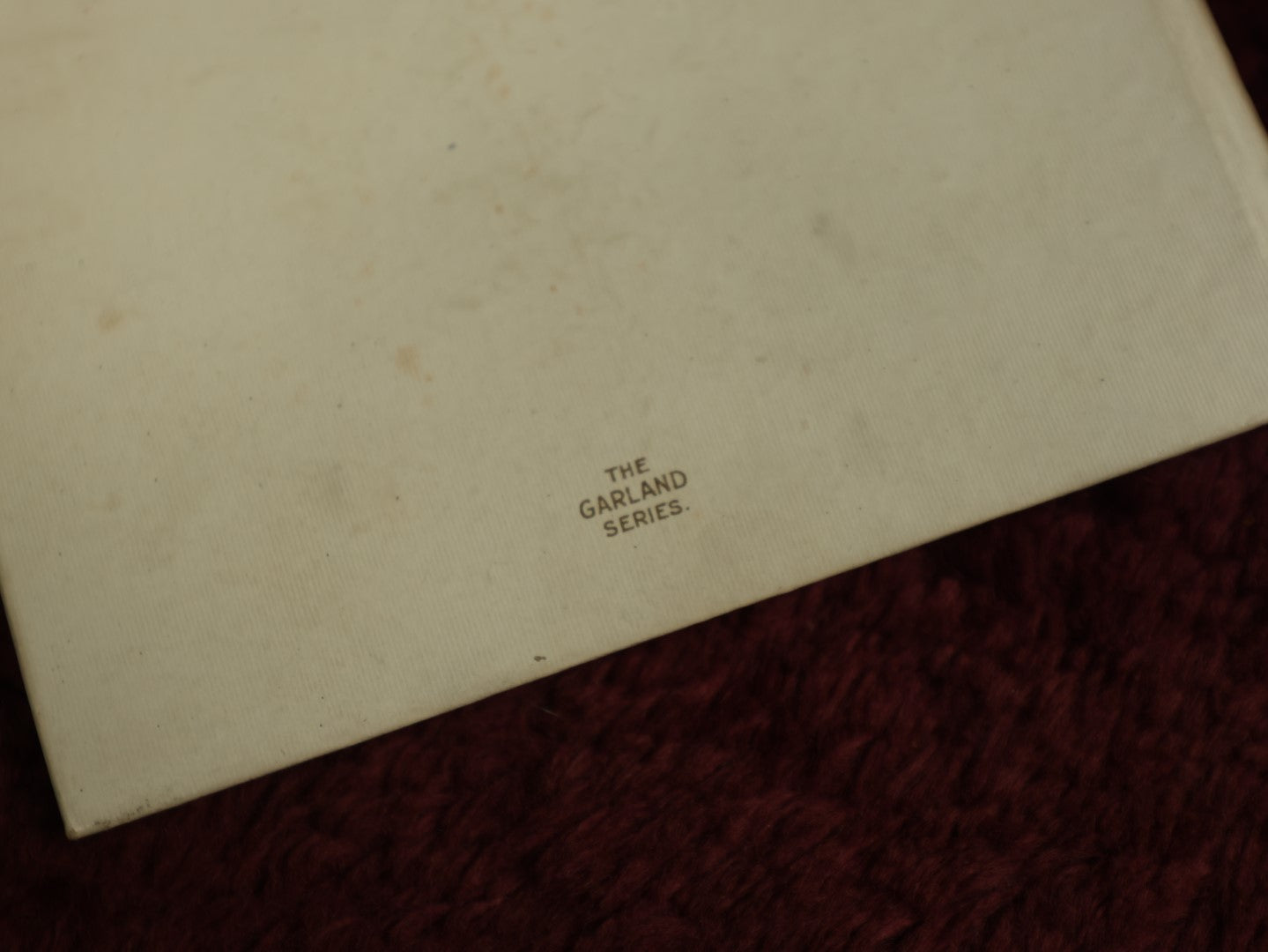Lot 087 - Single Ephemera Booklet, "A Pansy Token," The Garland Series, Lithographed Booklet