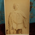Lot 107 - Antique Carte De Visite C.D.V. Photograph Of Mr. George Rignold, Actor, As King Henry V, Sarony Photographer, Broadway, New York City