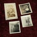 Lot 120 - Snapshot Grouping, Four Photos, Vintage Shots Of Ladies, Swimsuit, And Guitar