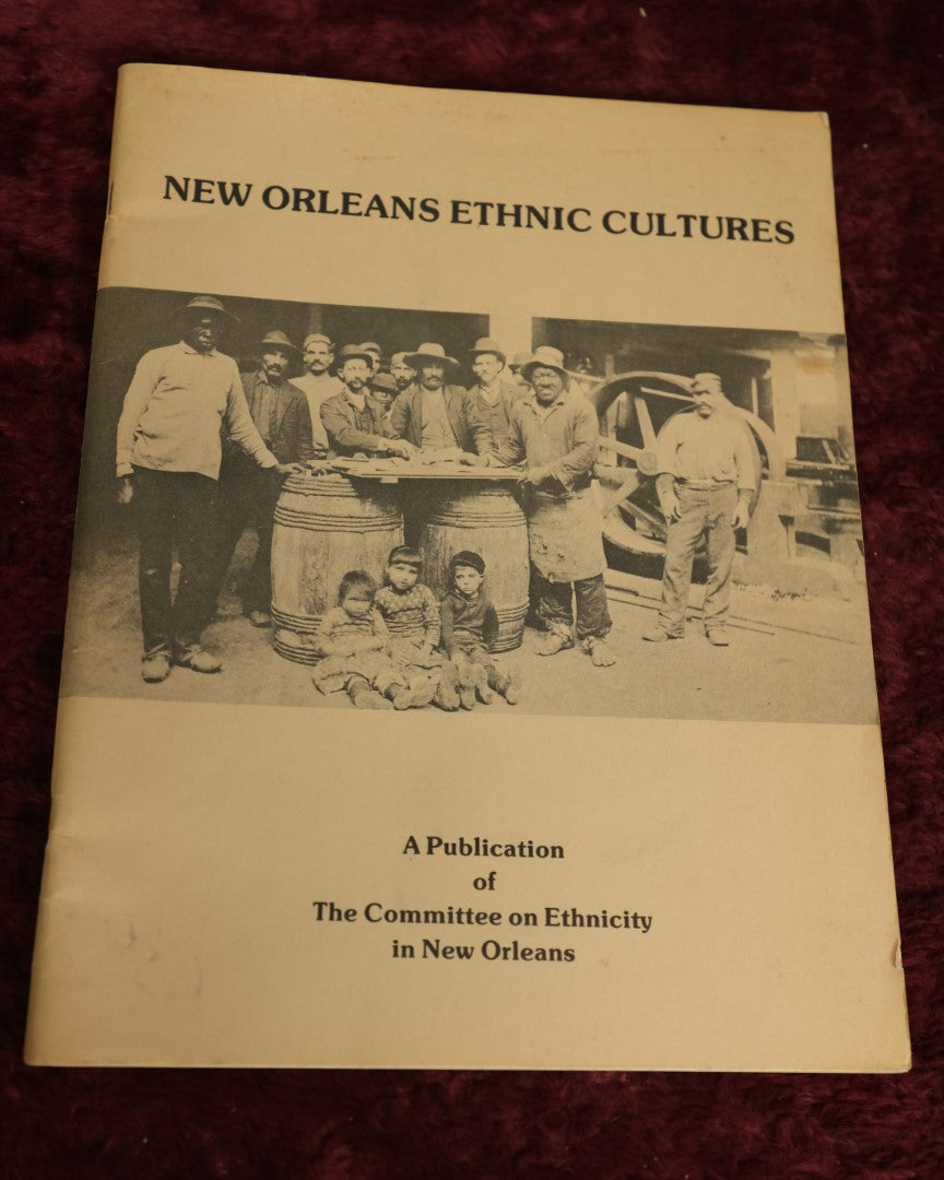 Lot 131 - Single Ephemera Booklet, New Orleans Ethnic Cultures, A Publication On The Committee On Ethnicity In New Orleans, 1978