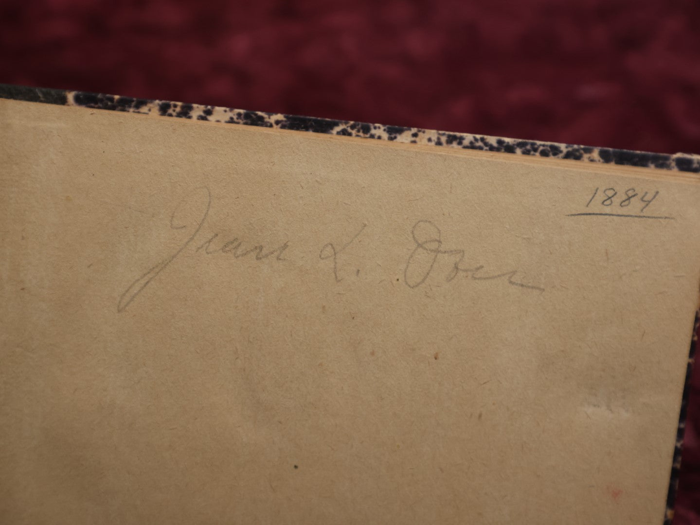 Lot 058 - Antique Circa 1884 Sketchbook Signed Jean L., Featuring Numerous Pensive Sketches Of People, Landscapes, And More