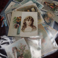Lot 059 - Large Collection Of Victorian And Edwardian Lithographed Trade Cards, Calling Cards, And Advertisements, 40+ Pieces