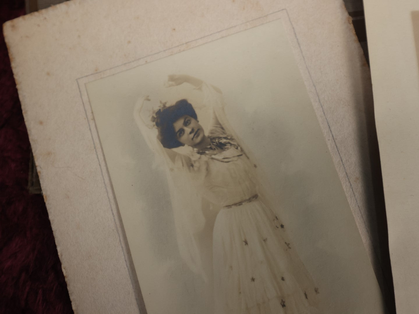 Lot 064 - Important Early 20th Century Collection Of Fifteen Larger Size Boarded And Foldered Photographs Of Costumed Women Dancers, Mostly Photographed In Manchester, New Hampshire