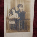 Lot 115 - Antique Coney Island Express Real Photo Postcard R.P.P.C. With Sailor And Lady