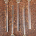 Lot 099 - Grouping Of Five Vintage Plastic Drink Stirrers With Dice In Top