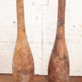 Lot 114 - Pair Of Antique Juggling Pins, Note One Damaged, Cracked