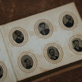 Lot 048 - Antique Gem Tintype Album Containing 44 Tintypes, Many Empty Pages