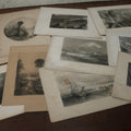 Lot 075 - Grouping Of Ten Antique Engraving Prints, Unframed, Including Many Of Mythological Gods And Goddesses, Apollo, Daphne, Mercury, Fishing And Boating Prints, And More
