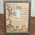 Lot 039 - Vintage Pen And Ink Memorial In Loving Remembrance Of Mary, Who Died On March 22, 1937, With Poem And Scripture, Photo