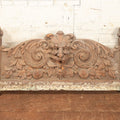 Lot 014 - Antique Hand Carved Wooden Furniture Fragment Salvage Of Green Man, Grinning Demon, Bacchus, Chair Topper