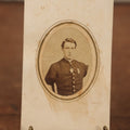 Lot 022 - Antique C.D.V. Photograph Of Civil War Double Amputee Sergeant Alfred Stratton, Company G, 147th New York
