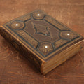 Lot 027 - Antique Family Photograph Album With 36 C.D.V. Photos, 9 Tintypes, And 27 Illustrated Filler Cards Of Various Scenes, Characters, Pretty Women