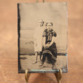 Lot 098 - Single Tintype Photo, Girls At The Beach, Early Swimwear, Possibly Sisters