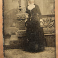 Lot 108 - Single Antique Tintype Photograph Of An Ethnically Ambiguous, Dark Skinned Young Woman