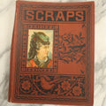 Lot 009 - Short But Interesting Railroad Related Scrapbook With Cabinet Cards And Obituaries Of Conductors, A Hand Drawn Map Of South America, Gravestone Sketch, And More