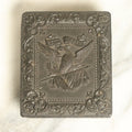 Lot 017 - Antique Double 1/9th Plate Tintype Photographs In "Union Forever" Patriotic Civil War Thermoplastic Case