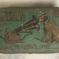 Lot 090 - Single Antique Advertising Tin, Victor Victrola Phonograph Needles, With Nipper The Dog, "His Master's Voice"