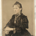 Lot 100 - Single Antique Tintype Photograph, Young Woman With Lots Of Jewelry, Hair Decor, Ornate Clothing