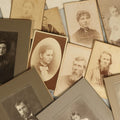 Lot 107 - Grouping Of Twelve Plus Antique Carte De Visite C.D.V. Photographs And Others, Portraits Of Men, Women, Children
