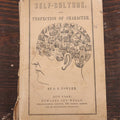 Lot 013 - "Self-Culture And Perfection Of Character" Antique Illustrated Phrenology Book By O.S. Fowler, New York, 1852