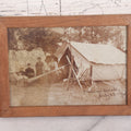 Lot 070 - Antique Trimmed Boarded Photo Of Six Women At The Monona Lake Assembly, Chautauqua Social Gathering In Madison, Wisconsin, July 25, 1895, Framed