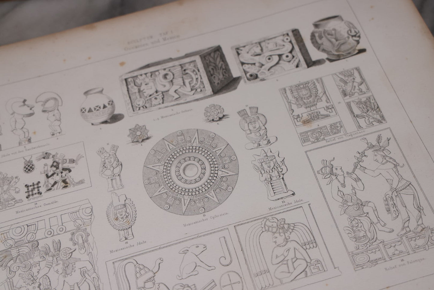Lot 083 - "Monuments Of Art Showing Its Development From The Earliest Artistic Attempts To The Present Period" Antique Two Volume Book Set With Illustrations, Published By Theo. Stroefer, Circa 1880s