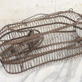 Lot 087 - Large Antique Metal Wire Cage Rat And Rodent Trap