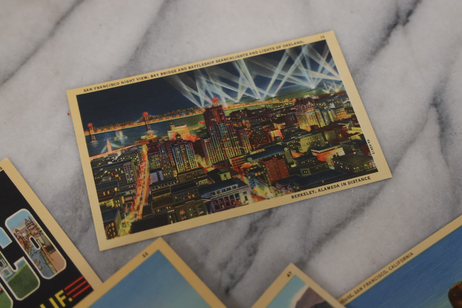 Lot 097 - Souvenir Postcard Folder Containing Ten Scenic Views Of San Francisco, California, Copyright Stanley A. Piltz, Postcards Blank, Folder Written On