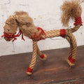 Lot 112 - Vintage Toy Horse Folk Made Rope Sculpture