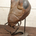 Lot 002 - Vintage Puppet Cockroach Insect Bug Head, Attributed To Stop Motion Artist Michael Sullivan, Likely Used In Joe's Apartment (1996), On Custom Stand