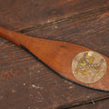Lot 040 - Vintage 1930s Hand Painted Folk Art College Fraternity Hazing Paddle, Rush House 1934, With Skull And Crossbones