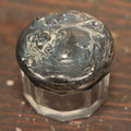 Lot 051 - Antique Art Nouveau Repousse Dresser Box With Sterling Silver Lid, Rose And Floral Design, Hallmarked