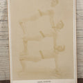 Lot 072 - Antique Cabinet Card Photograph Of Circus Performer Acrobats, The Brothers Kodak, Wynn Photographer, Detroit, Michigan