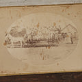 Lot 076 - Antique Cabinet Card Photograph Of A Group Of Men, Women, And Children In Sashes On A Horse Drawn Parade Float, Back Mark With "Caledonia" Written