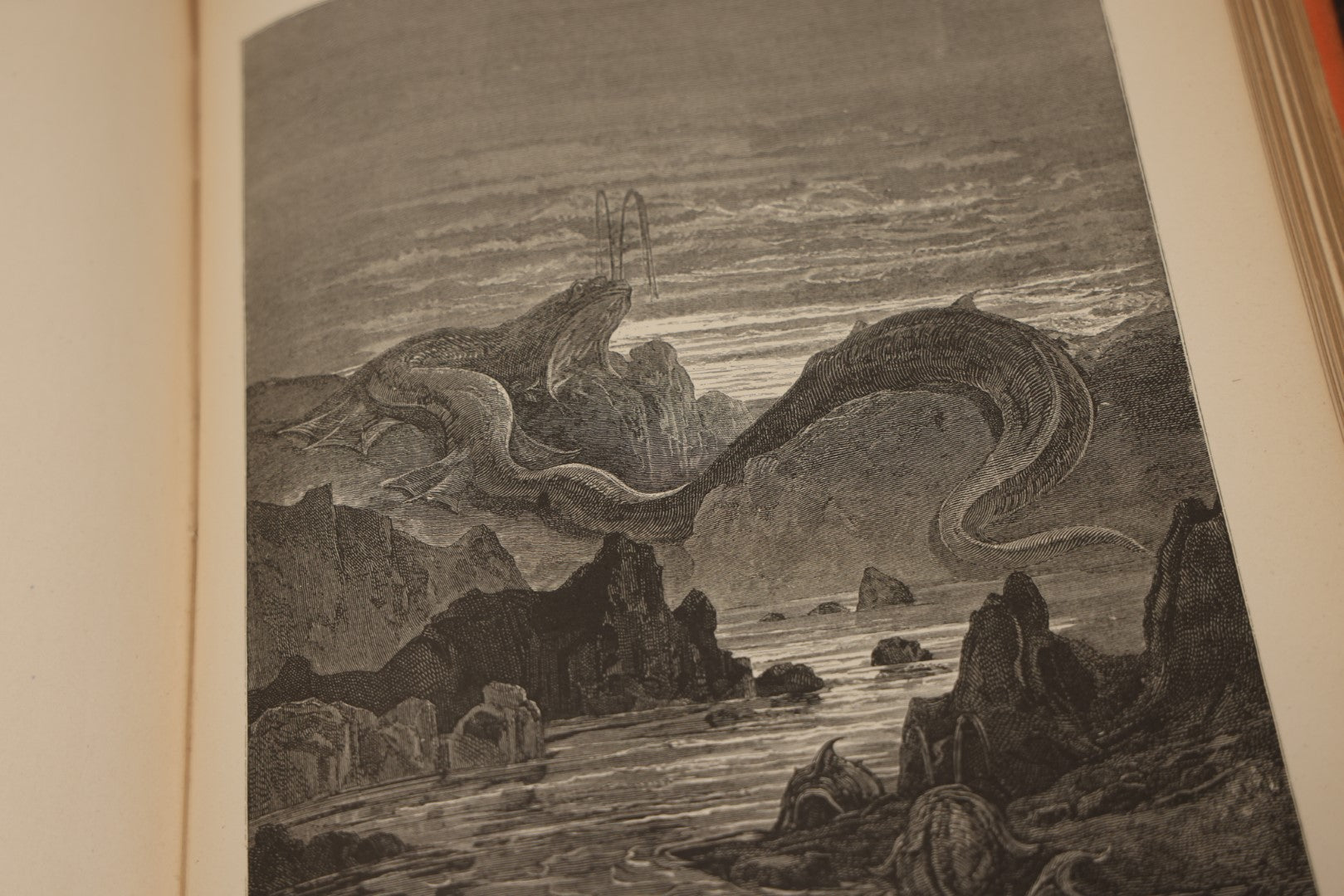 Lot 081 - John Milton'S "Paradise Lost" Antique Book Illustrated By Gustave Dore, Note Heavy Wear, Loose Pages
